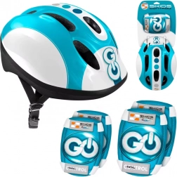Detská sada ochranného vybavenia modrá