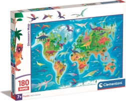 Clementoni puzzle dinosauří mapa 180 dielikov