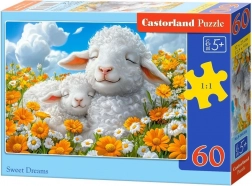 Castorland puzzle Sladké snívanie 60 dielikov