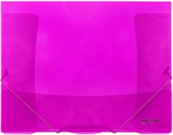 Zložka s gumou A4 ružová