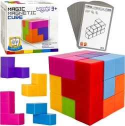 Woopie magnetická tetris kocka s kartami úloh