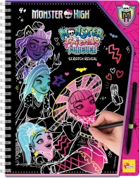 Stierací skicár Monster High – Forever Friends