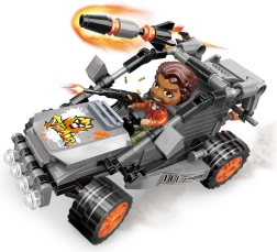 Qman MineCity Policajná Úniková Motokára