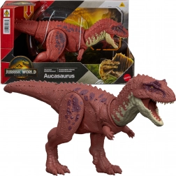 figúrka dinosaura Jurassic World Rebirth Aucasaurus 32,5 cm – Wild Roar od Mattel