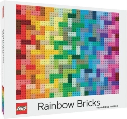 Chronicle Books puzzle LEGO dúhové kocky 1000 dielikov