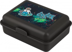 Čierny obedový box Chill Out CRAZY