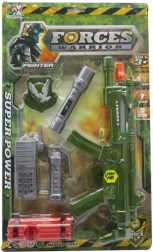 Vojenský set pre deti 30 cm so svetelnými a zvukovými efektmi