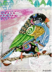 Ravensburger puzzle Abstraktný vták 1000 dielikov