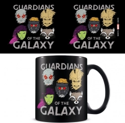Hrnček Strážci Galaxie Sketched Faces 315 ml