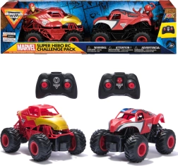 Monster Jam RC sada 2 áut Marvel Super Hero Challenge 1:24