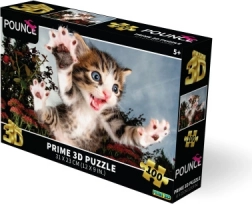 3D puzzle – skákajúce mačiatko 100 dielikov