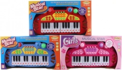 Detské pianíno so zvukmi zvieratiek na batérie