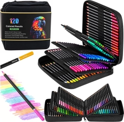 Súprava 120 umeleckých pasteliek Soft Core v puzdre s 2 skicármi