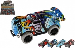 Kaskadérske autíčko na spätné natiahnutie