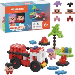 Vafle mini - Hasičské auto 80 prvkov