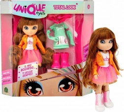 Bábika Unique Eyes – módna sada s doplnkami 25 cm