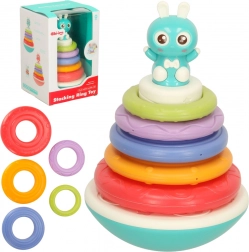 Modrá hojdačka - rozvojová hračka Bibi-inn