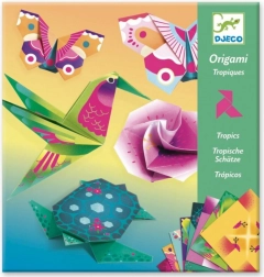 Origami neónové Tropicá od Djeco