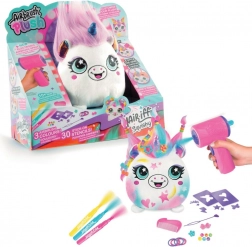 Airbrush kreatívna sada Hair'iffic s chlpatým plyšákom