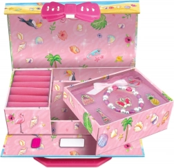 Šperkovnica kufrík Plameniak