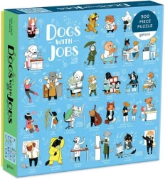 Galison puzzle Psíci v práci 500 dielikov