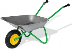 Detské kovové fúrik Rolly Toys sivé