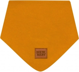 Detský bavlnený nákrčník New Baby Favorite hnedý