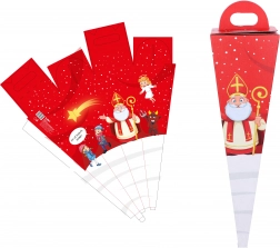 Kornút Mikuláš červený 50 cm