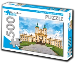 Puzzle Tourist Edition Sväty kopeček pri Olomouci – bazilika 500 dielikov