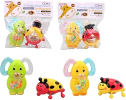 Hrkalka pre bábätká, 2 ks (12 × 9 cm)