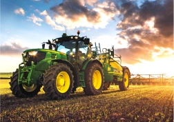 Diamantové maľovanie Traktor John Deere na poli 30x40cm