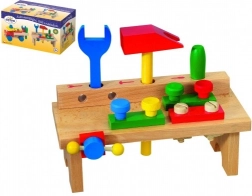 Detoa ponk – drevený pracovný stôl s náradím