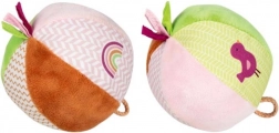 Plyšová loptička s hrkálkou Goki