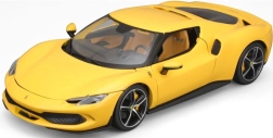 Kovový model auta Ferrari 296 GTB žltý od Bburago