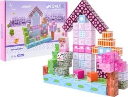 Magnetické stavebné kocky 3D, 110 dielov