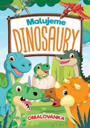 Maľujeme dinosaury - omaľovánka pre deti