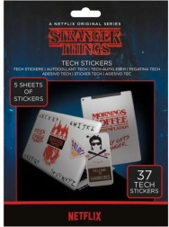 Vinylové nálepky Stranger Things, 37 ks