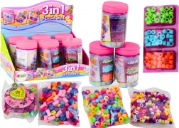 Súprava korálok v pohári na tvorbu šperkov 3v1