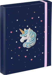 Dosky na školské zošity A5 BAAGL Unicorn Gold