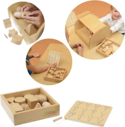 Hádaj Dotykom Odhaľ Tvary 12 dielov Masterkidz