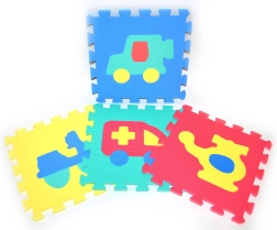 Mäkké puzzle bloky Dopravné prostriedky