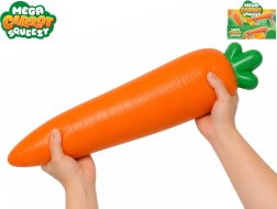 Mega squeeze naťahovacia jumbo mrkva - 1 kus