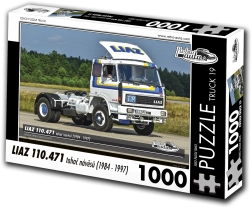 Puzzle RETRO-AUTA: LIAZ 110.471 ťahač návesov (1984–1997), 1000 dielikov