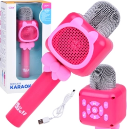 Bezdrôtový detský karaoke mikrofón s nahrávaním a Bluetooth