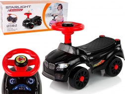 Odrážadlo pre deti s klaksónom – čierne