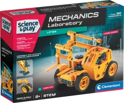 Clementoni Science & Play mechanická laboratórium – vysokozdvižný vozík