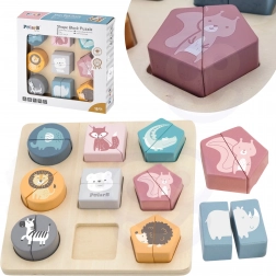 Drevená vkladačka zvieratká Viga