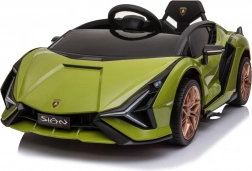 Elektrické autíčko pre deti Lamborghini Sian s diaľkovým ovládaním – Zelená