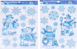 Okenné vianočné dekorácie 41 × 29 cm