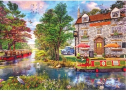 Puzzle Hotel Riverside Inn 1000 dielikov od Gibsons